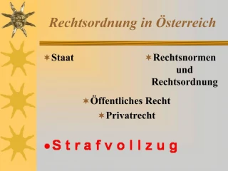 Rechtsordnung in sterreich - slide 1