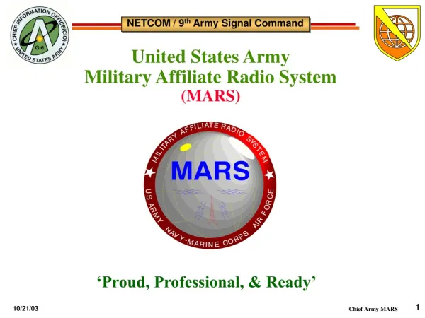 NETCOM / 9 th Army Signal Command
