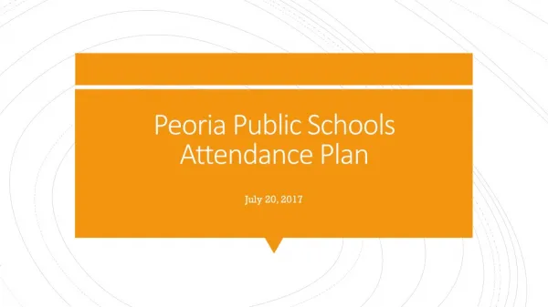 Peoria Public Schools Attendance Plan
