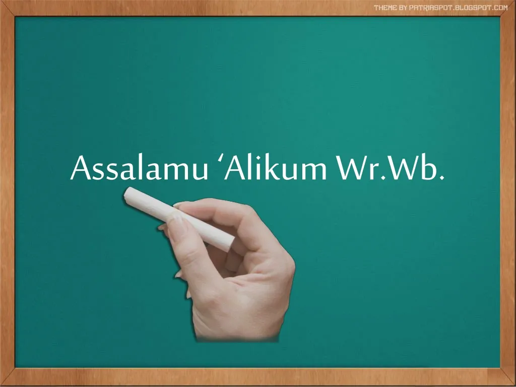 assalamu alikum wr wb