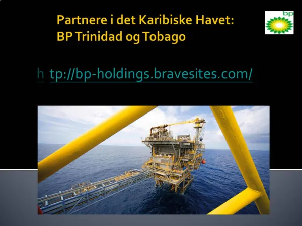 BP Holdings, Partnere i det Karibiske Havet