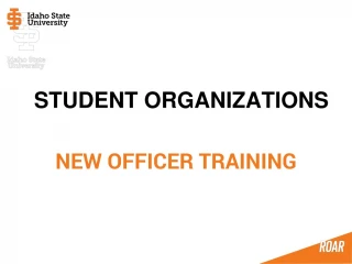 STUDENT ORGANIZATIONS - slide 1