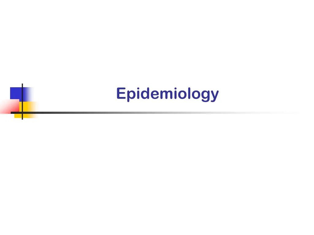 epidemiology