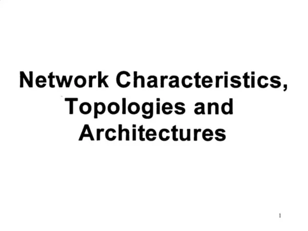 Introduction LAN, WAN, MAN Characteristics LAN Topologies - Ring - Bus - Star Wan Architectures - Point-to-Poi