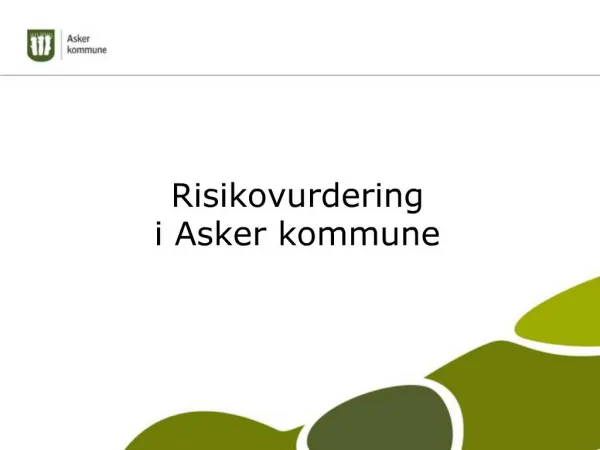 Risikovurdering i Asker kommune