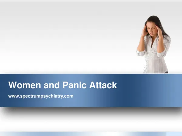 Women and Panic Attack
