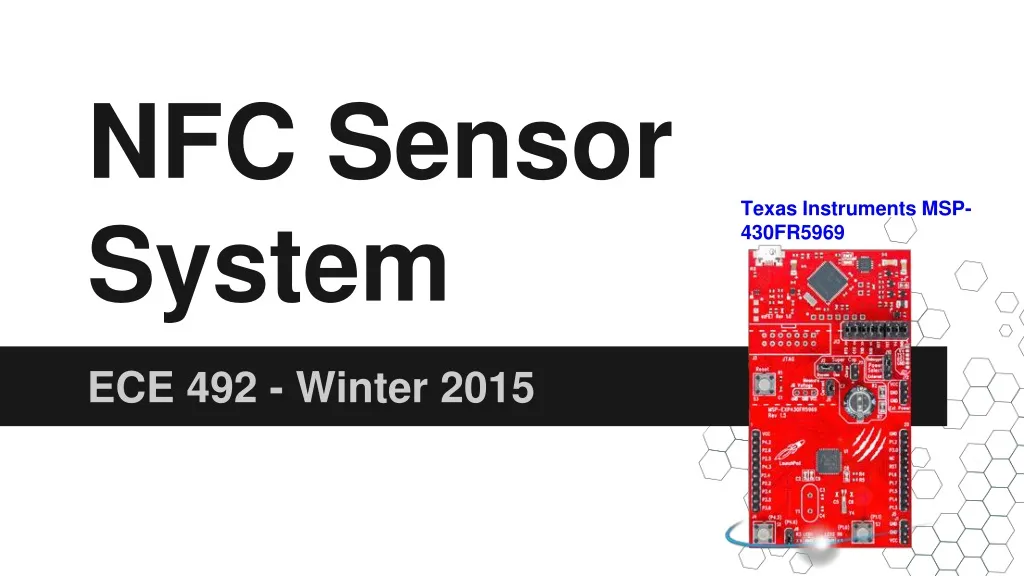nfc sensor system