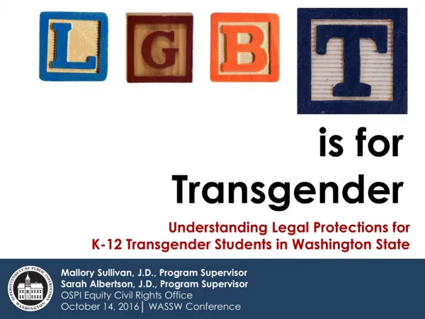 is for Transgender