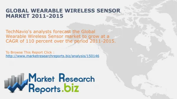 Wearable Wireless Sensor Market-Global Industry Size,Trends,