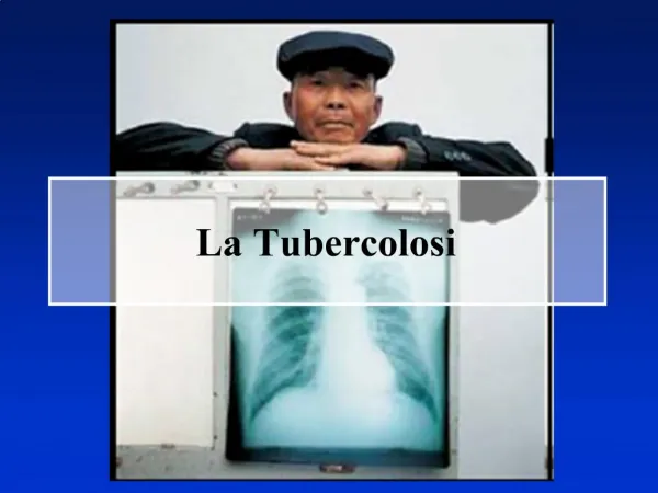 La Tubercolosi