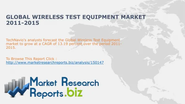 Wireless Test Equipment Market- Global Industry Size,Trends,