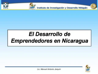 El Desarrollo de Emprendedores en Nicaragua - slide 1