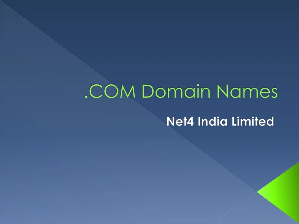 com domain names