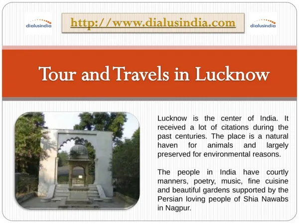 Tour and Travels company in Lucknow