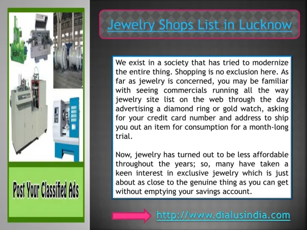 Online Jewelry Shopping - Dial Us India