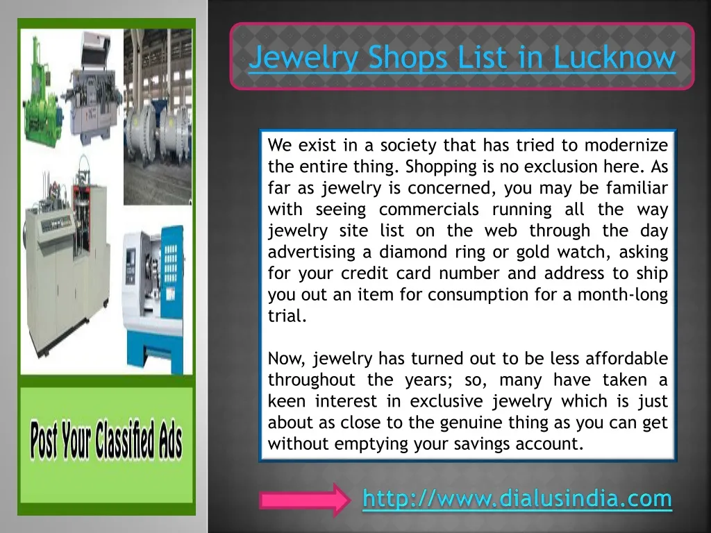 jewelry shops list in lucknow