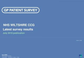 GP PATIENT SURVEY - slide 1