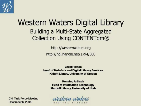 Western Waters Digital Library