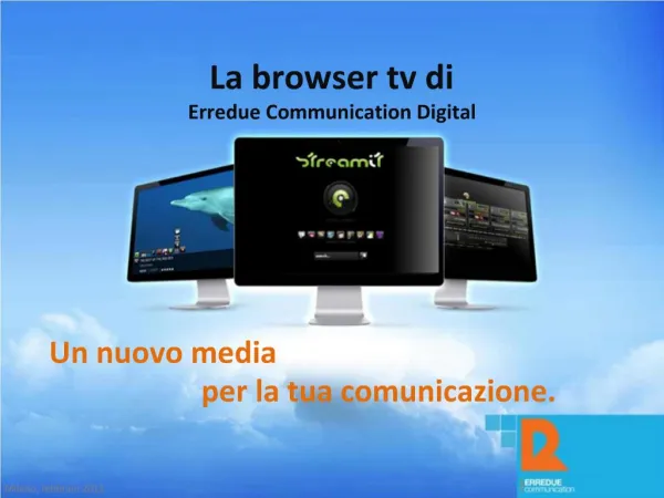 La browser tv di Erredue Communication Digital