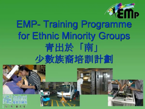 EMP- Training Programme for Ethnic Minority Groups