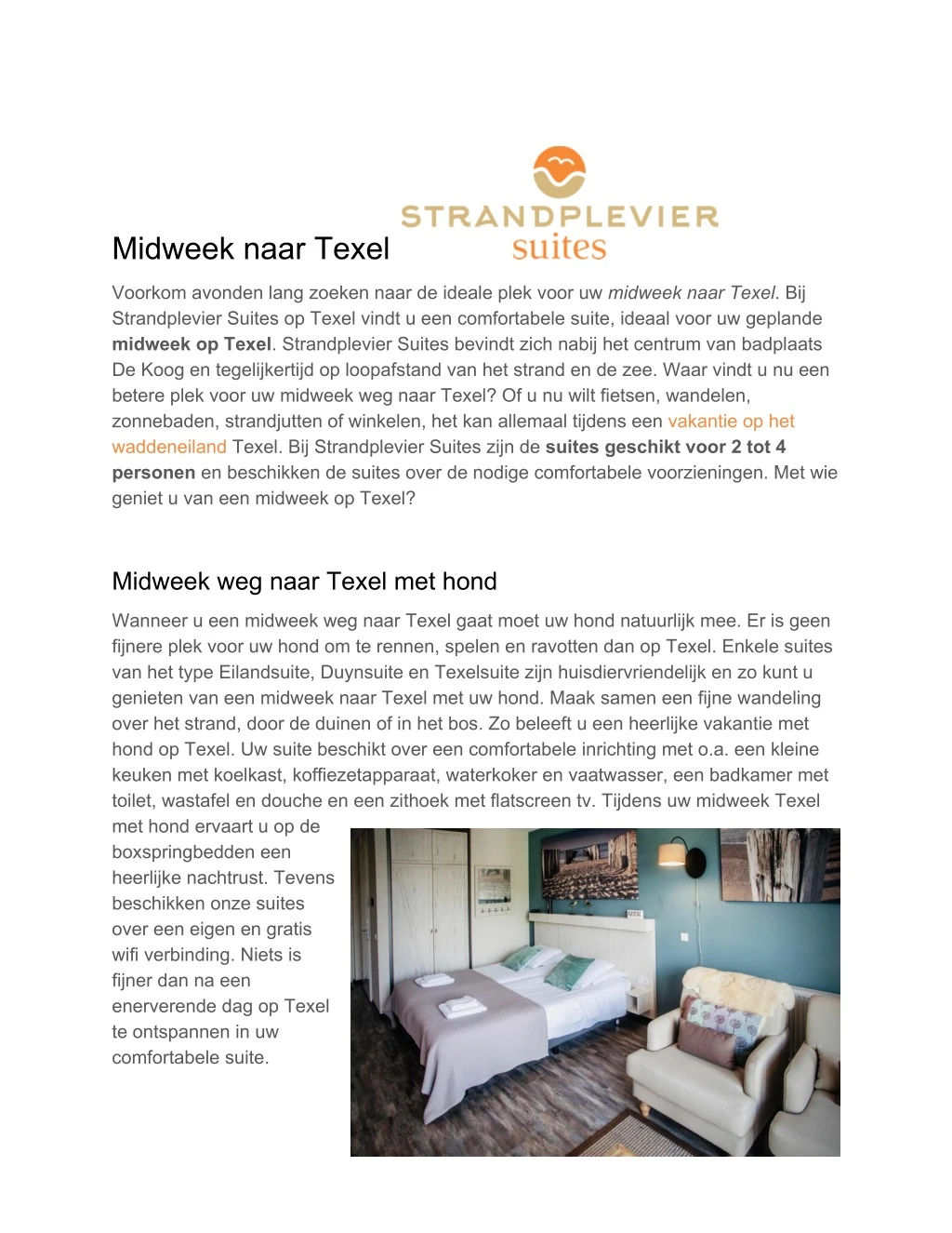 midweek naar texel