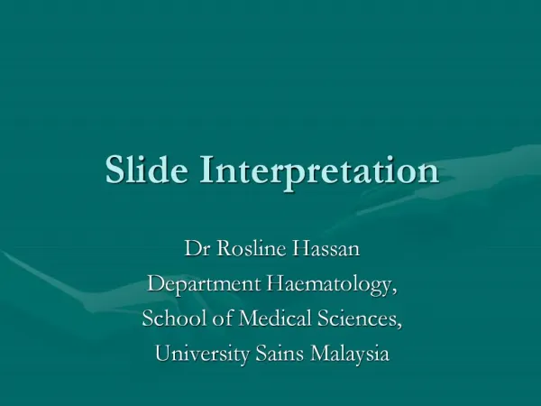 Slide Interpretation