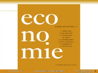 Hoofdstuk 1: Waarover en hoe denken economen - slide 1