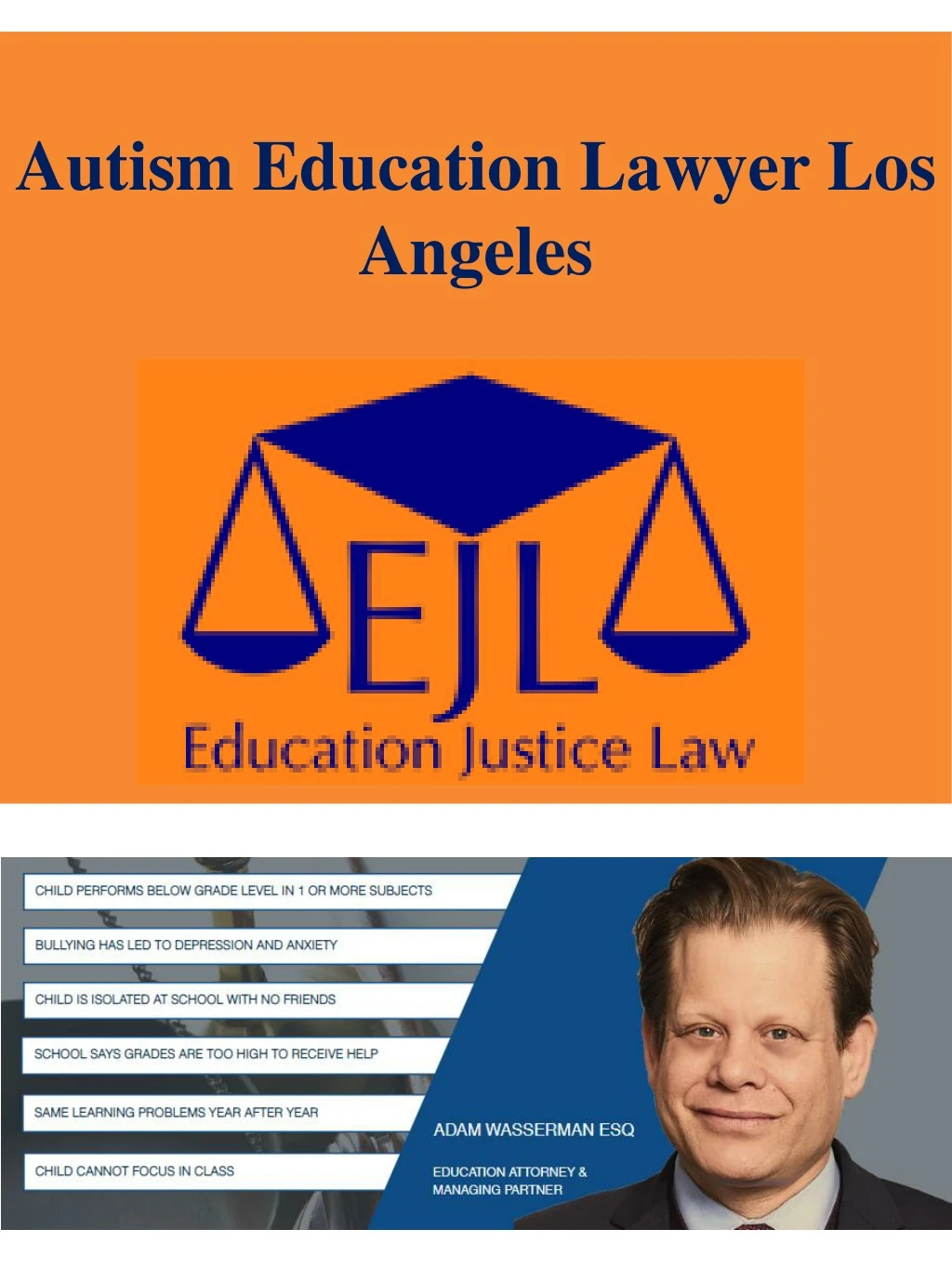 autism education lawyer los angeles