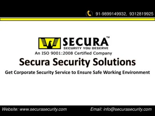 Corporate Security Guards - slide 1