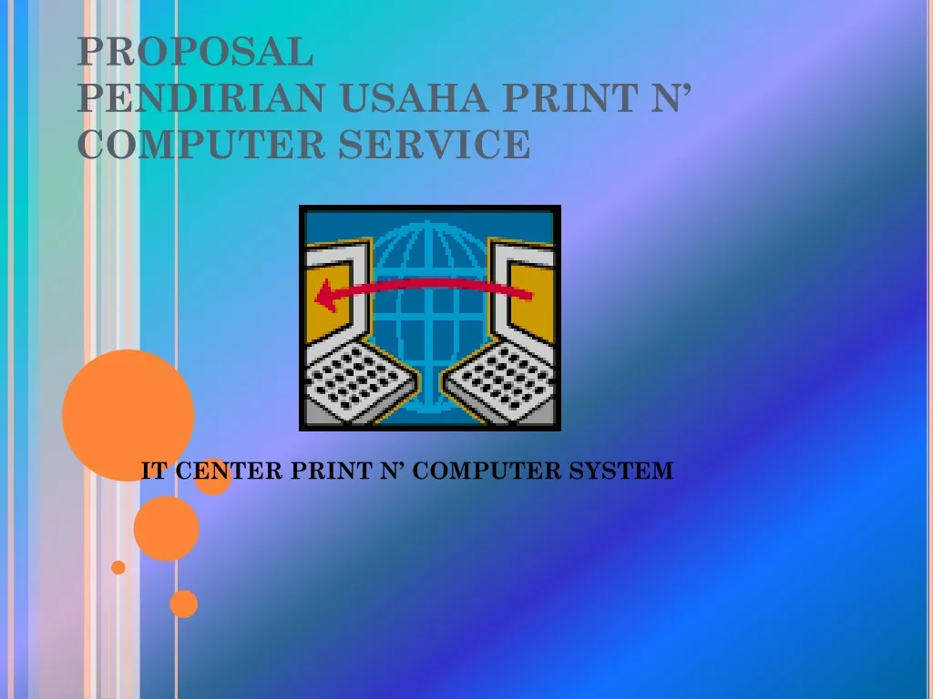 proposal pendirian usaha print n computer service