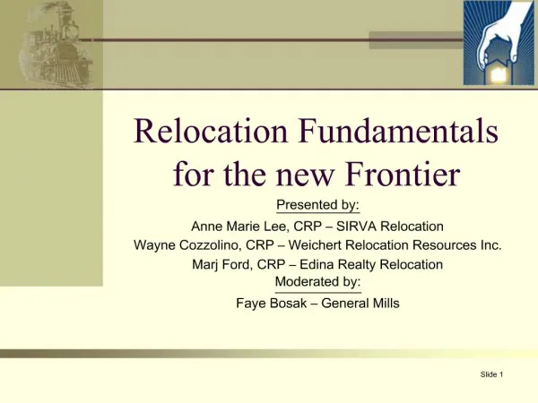 Relocation Fundamentals for the new Frontier