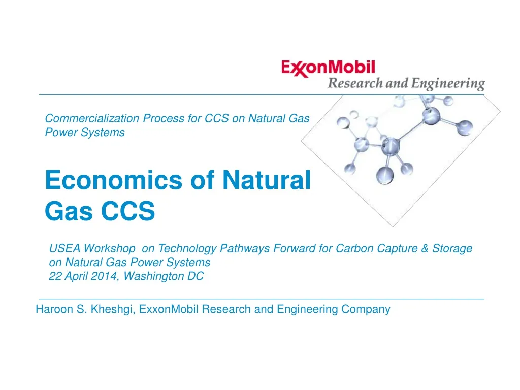 commercialization process for ccs on natural gas power systems economics of natural gas ccs