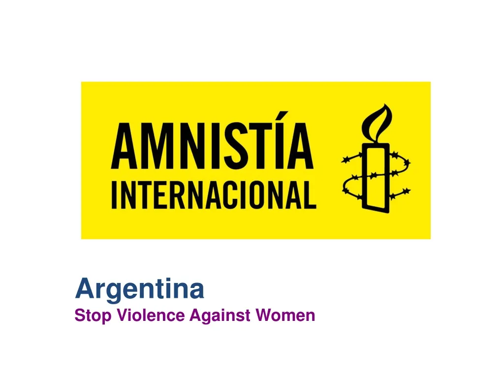 argentina stop violence against women