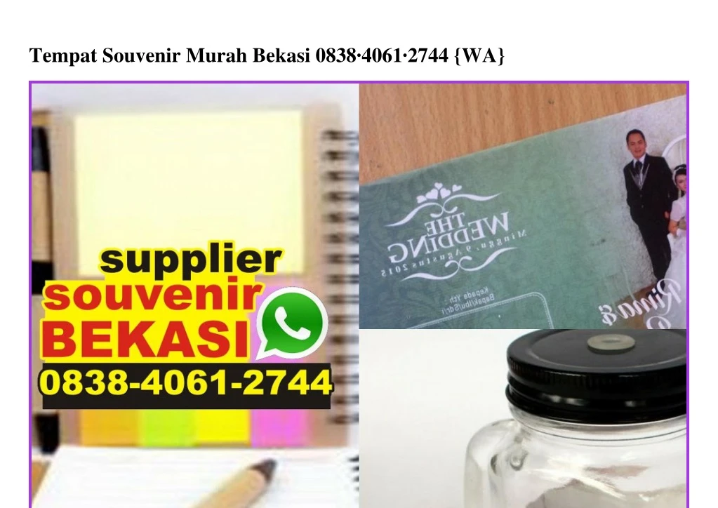 tempat souvenir murah bekasi 0838 4061 2744 wa