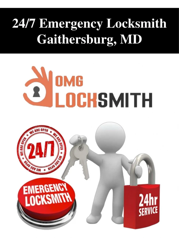 24/7 Emergency Locksmith Gaithersburg, MD