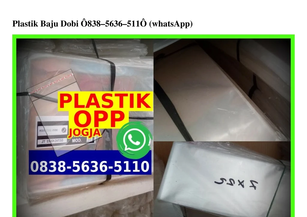 plastik baju dobi 838 5636 511 whatsapp