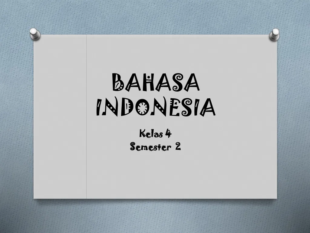 bahasa indonesia