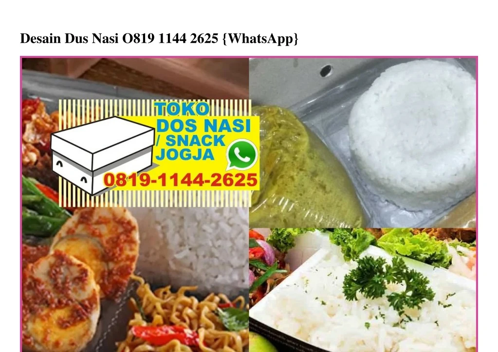 desain dus nasi o819 1144 2625 whatsapp