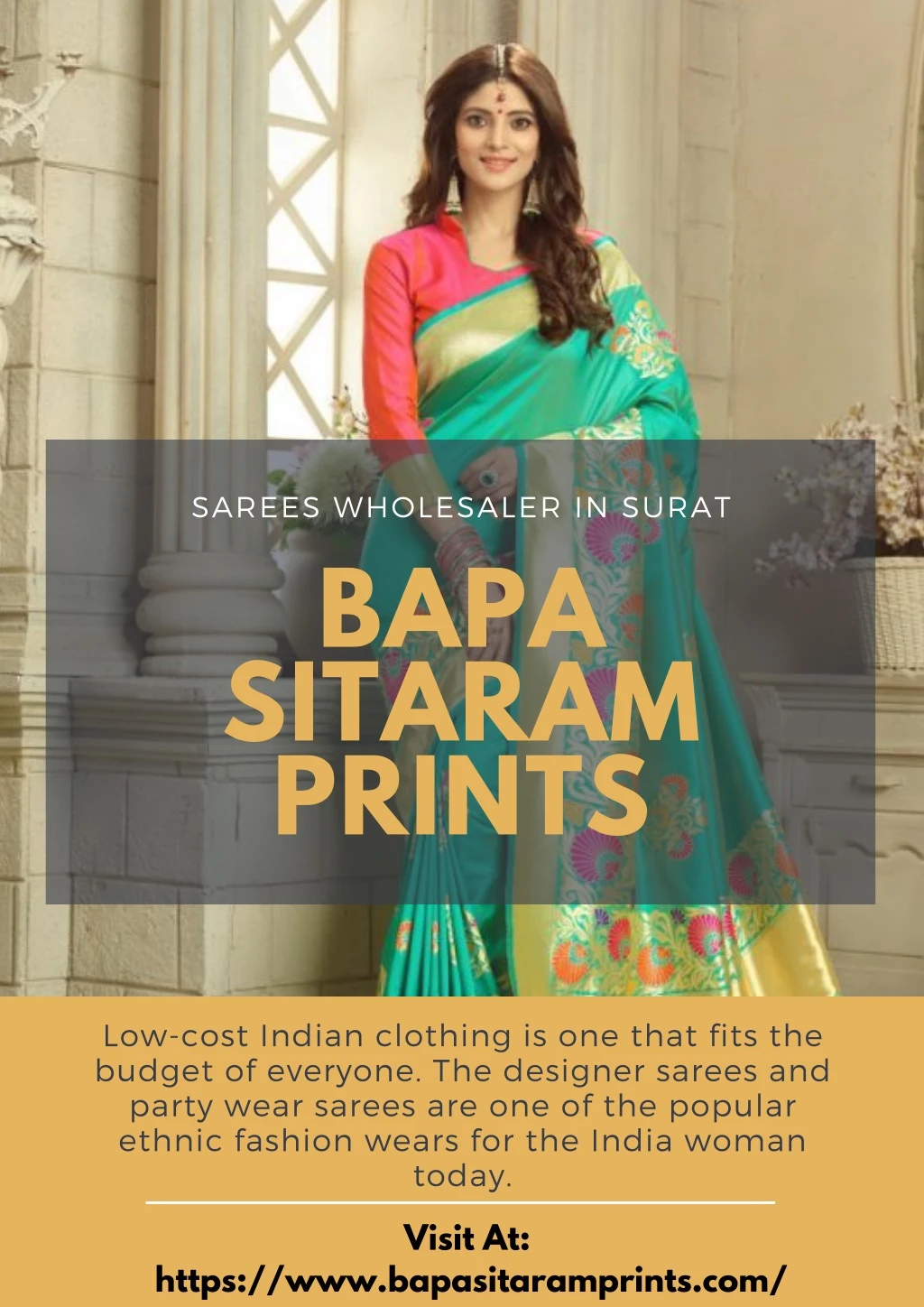 sarees wholesaler in surat bapa sitaram prints