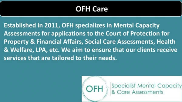 Case Management London | OFH Care