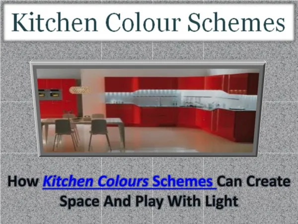 Kitchen Colours