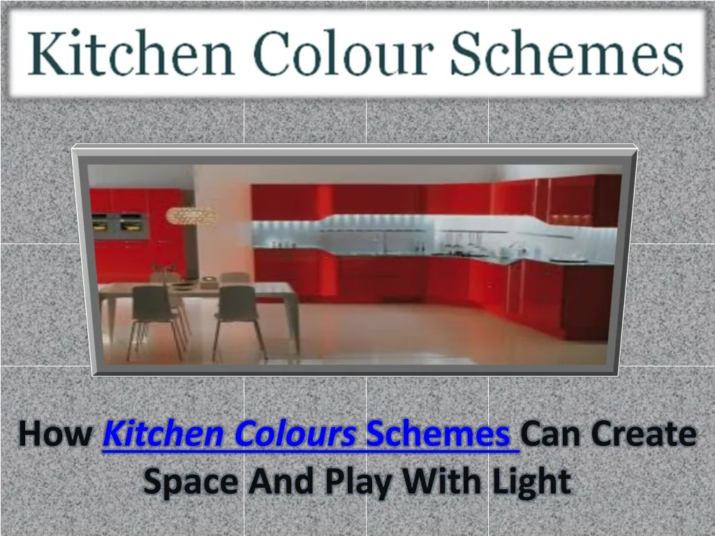 how kitchen colours schemes can create space