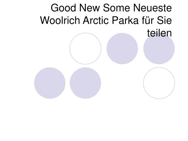 Good New Some Neueste Woolrich Arctic Parka für Sie teilen