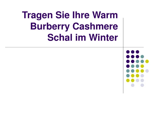 Tragen Sie Ihre Warm Burberry Cashmere Schal im Winter
