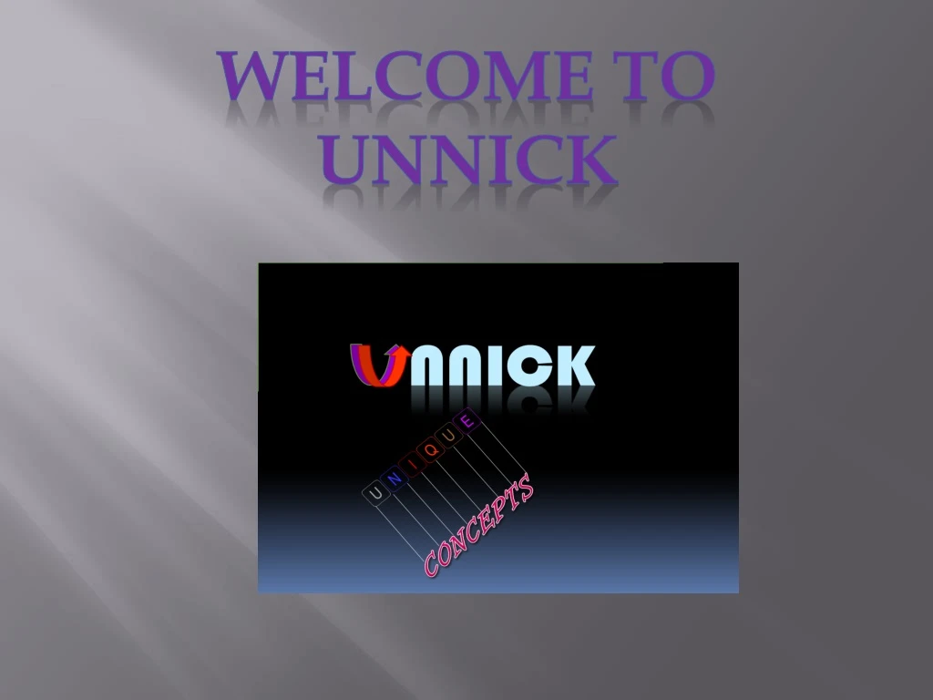 welcome to unnick