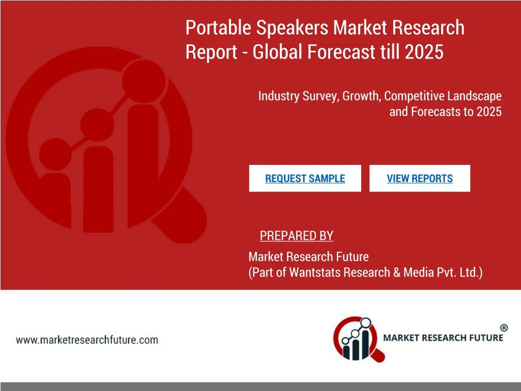 portable speakers market research report global