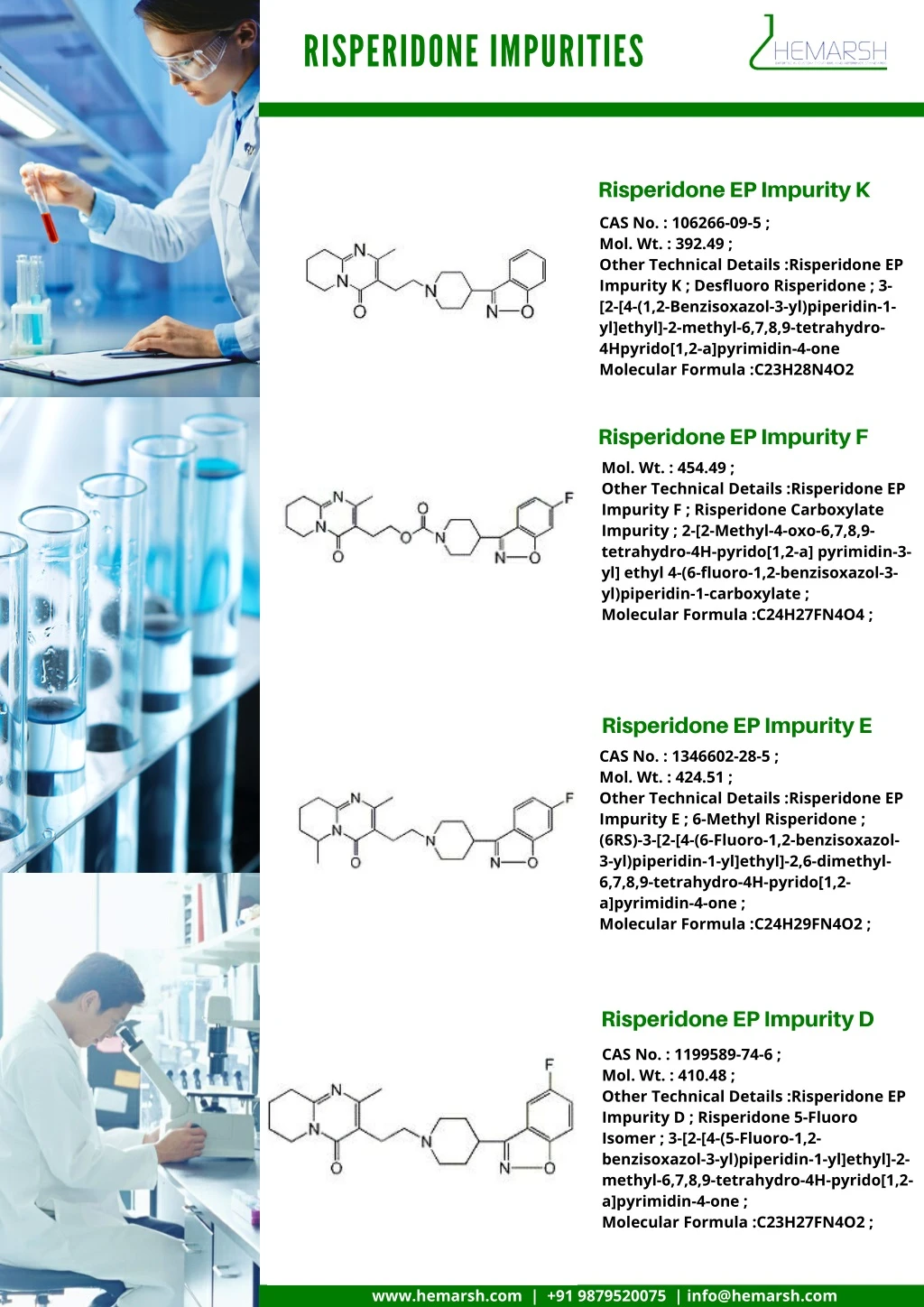 risperidone impurities