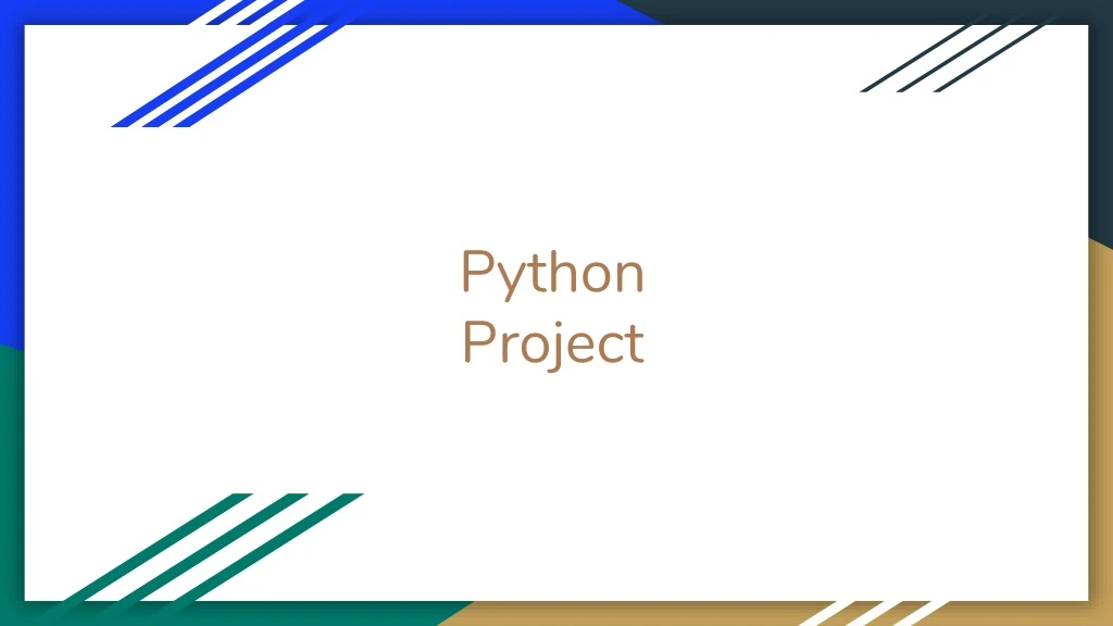 python project