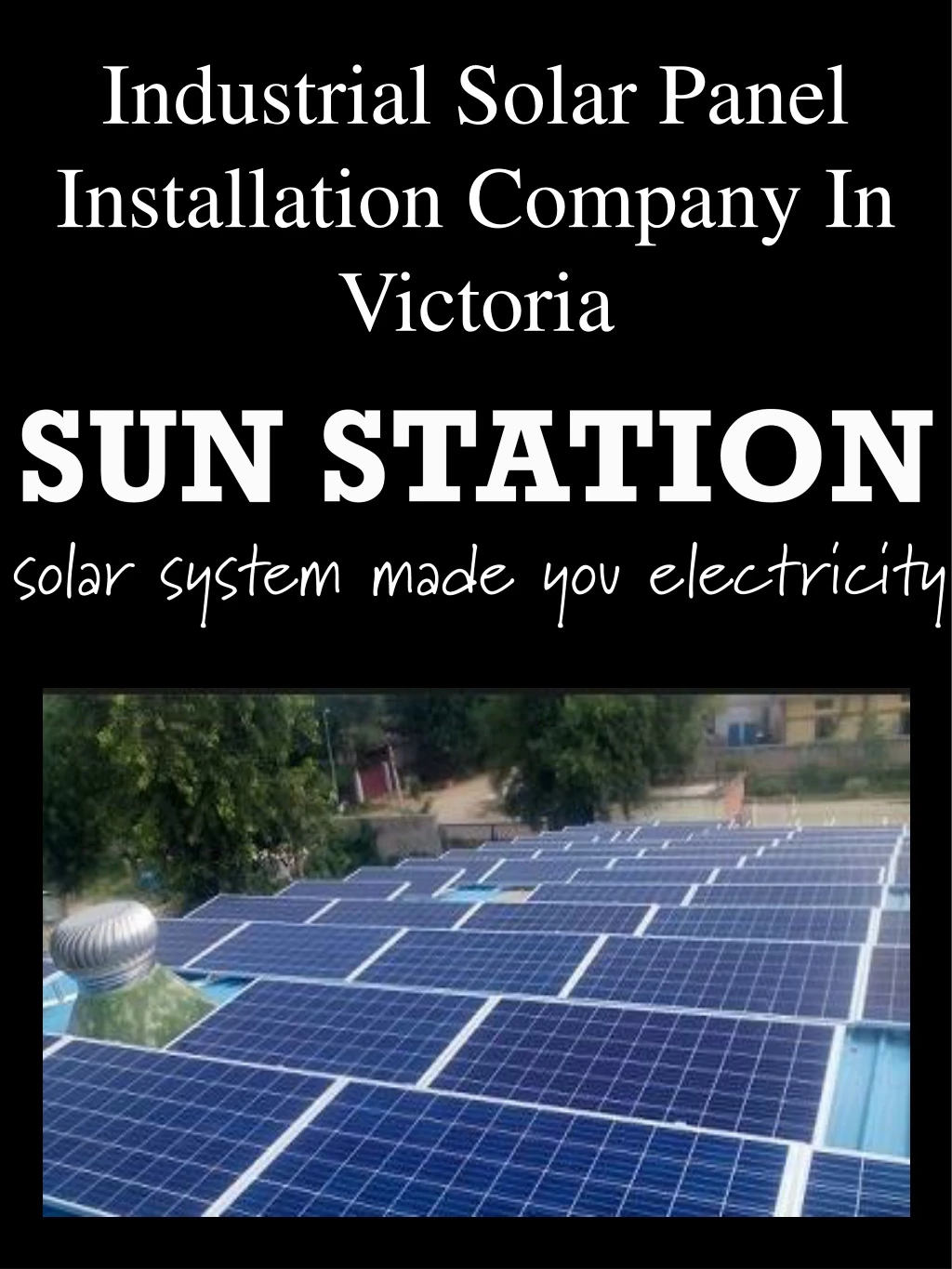 industrial solar panel installation company in victoria