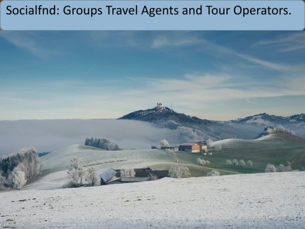 socialfnd groups travel agents and tour operators